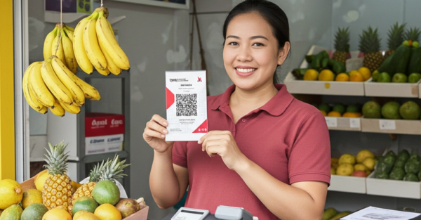 InstaQRIS untuk pedagang pasar takjil